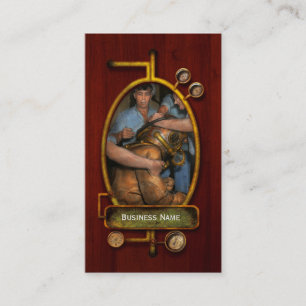 Tarjeta De Visita Steampunk - Buzo - Un peso menos en mis hombros 19