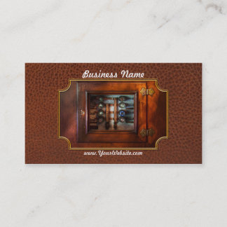 Tarjeta De Visita Steampunk - eléctrico - el panel del fusible