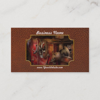 Tarjeta De Visita Steampunk - Engranaje - Solía funcionar
