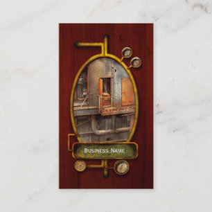 Tarjeta De Visita Steampunk - Fontanería - El dilema del fontanero
