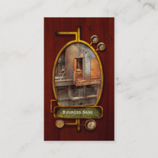 Tarjeta De Visita Steampunk - Fontanería - El dilema del fontanero