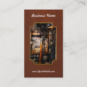 Tarjeta De Visita Steampunk - Fontanería - Tuberías