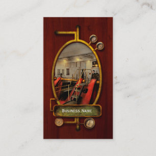 Tarjeta De Visita Steampunk - Hombre los controles 1908