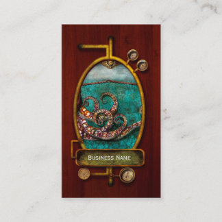 Tarjeta De Visita Steampunk - La historia del Kraken