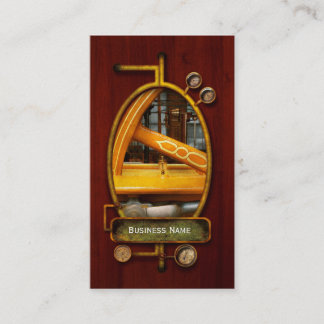 Tarjeta De Visita Steampunk - Motor - Eres tan volante