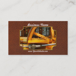 Tarjeta De Visita Steampunk - Motor - Eres tan volante de inercia