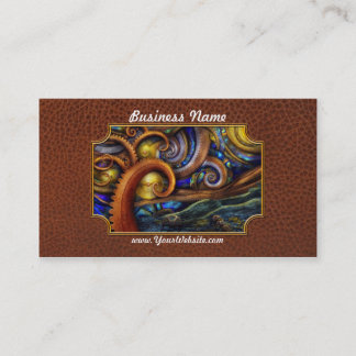 Tarjeta De Visita Steampunk - Noche estrellada