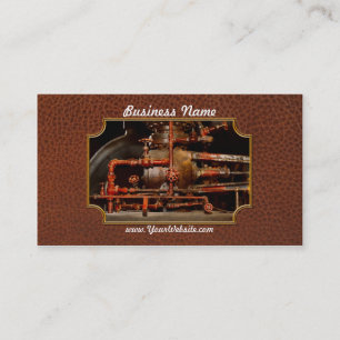 Tarjeta De Visita Steampunk - Sueños de cañerías