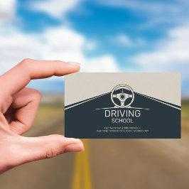 Tarjeta De Visita Steering Wheel - Driving School