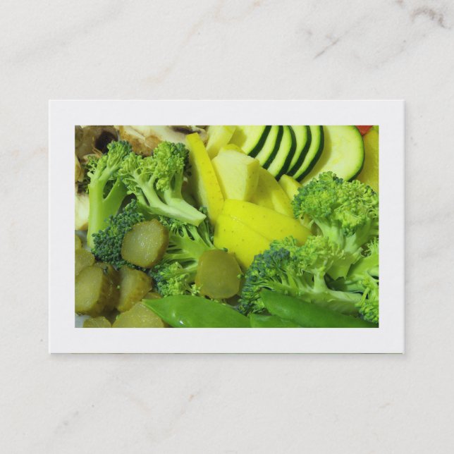 Tarjeta De Visita Stir-fry 01 (bordeado) (Anverso)