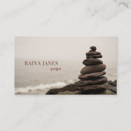 Tarjeta de visita Stones Beach Yoga
