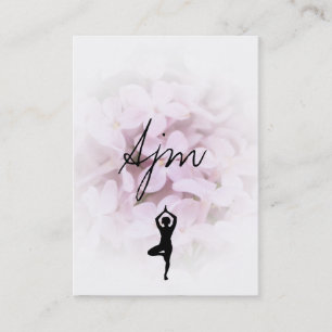 Tarjeta De Visita Stones & Flowers Yoga