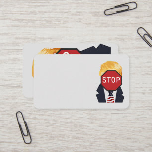 Tarjeta De Visita Stop Trump Business Card