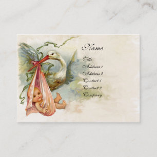 TARJETA DE VISITA STORK BABY SHOWER 2