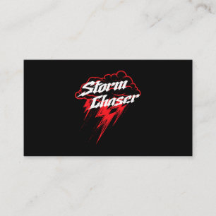 Tarjeta De Visita Storm Chaser Thunderstorm Meteorólogo Weatherman