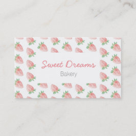Tarjeta De Visita Strawberry business card