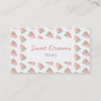 Tarjeta De Visita Strawberry business card