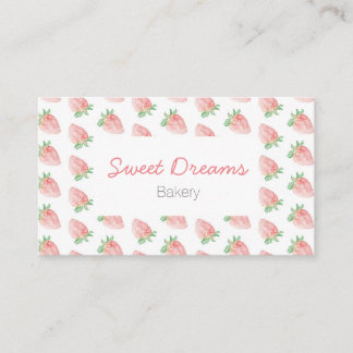 Tarjeta De Visita Strawberry card