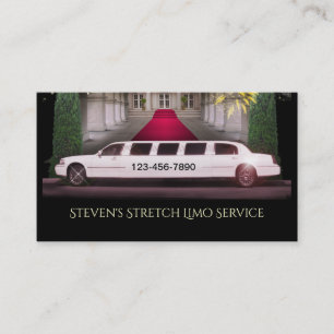 Tarjeta De Visita Stretch Limo