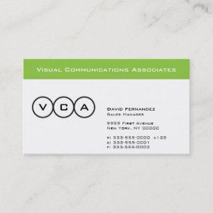 Tarjeta de visita Stripe and Circles