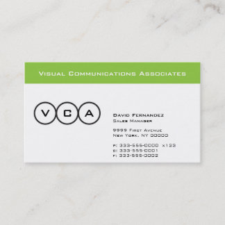 Tarjeta de visita Stripe and Circles