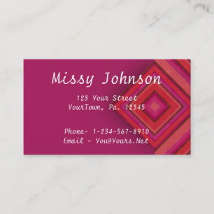 Tarjeta de visita Stripes