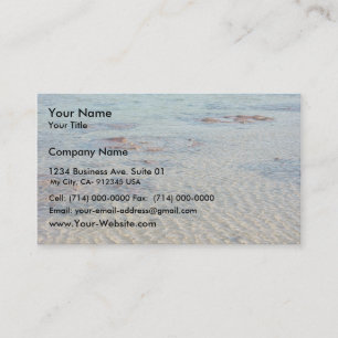 Tarjeta De Visita Stromatolites en la bahía del tiburón