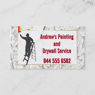 Tarjeta De Visita Stucco Painting Service Colorful Budget Value Nuev
