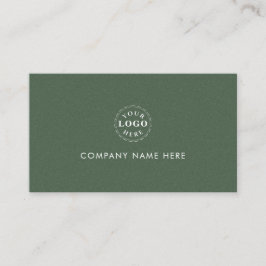 Tarjeta De Visita Stylish Green Texture Professional Identity