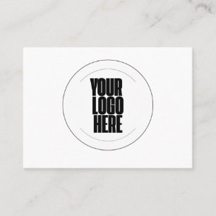Tarjeta De Visita Su Logo Aquí