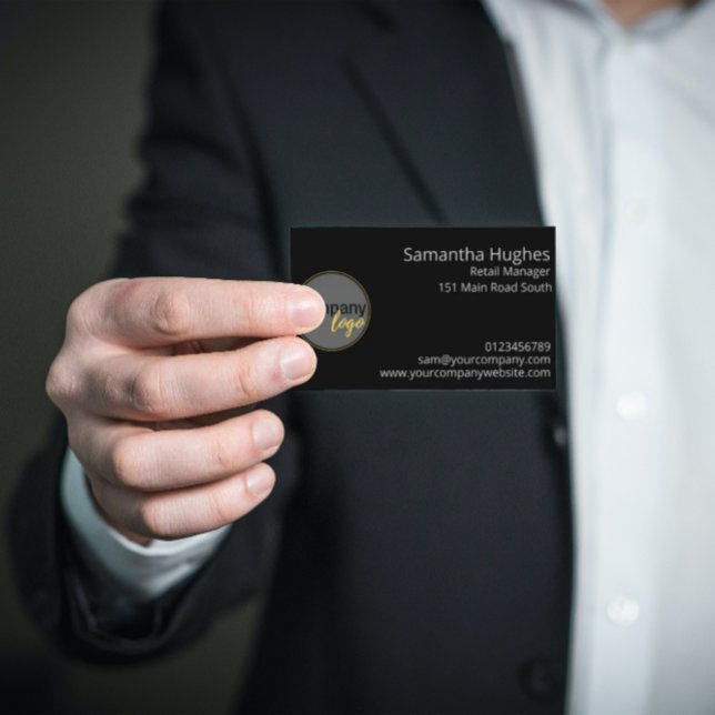 TARJETA DE VISITA SU LOGO AQUÍ PERSONALIZADO EMPRESARIAL DE LA EMPRE (Subido por el creador)