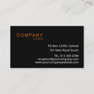 TARJETA DE VISITA SU LOGO AQUÍ PERSONALIZADO EMPRESARIAL DE LA EMPRE