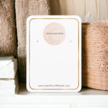 Su logotipo Earl Display Delgado Oro Vertical Gran