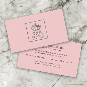 Tarjeta De Visita Su logotipo en cualquier fondo de color