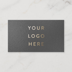 Tarjeta De Visita Su Logotipo Premium Grueso Metálico Falso Corporat