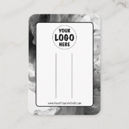 Tarjeta De Visita Su logotipo Smokey Gothic Bow Hair Clip Display Ca