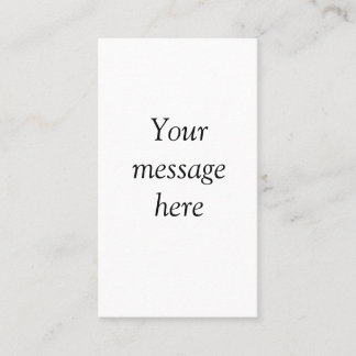 Tarjeta De Visita Su mensaje aquí agrega nombre de texto monograma i