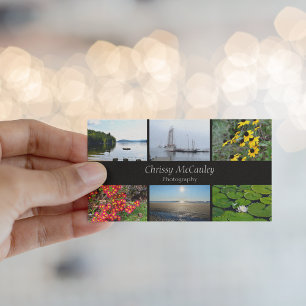 Tarjeta De Visita Su Montaje fotográfico y código QR