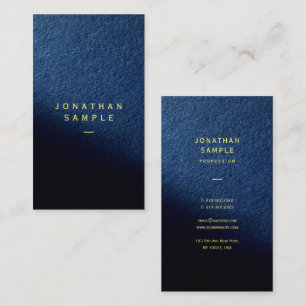 Tarjeta De Visita Su Personalizado Texto Elegante Lujo Glossy Vertic