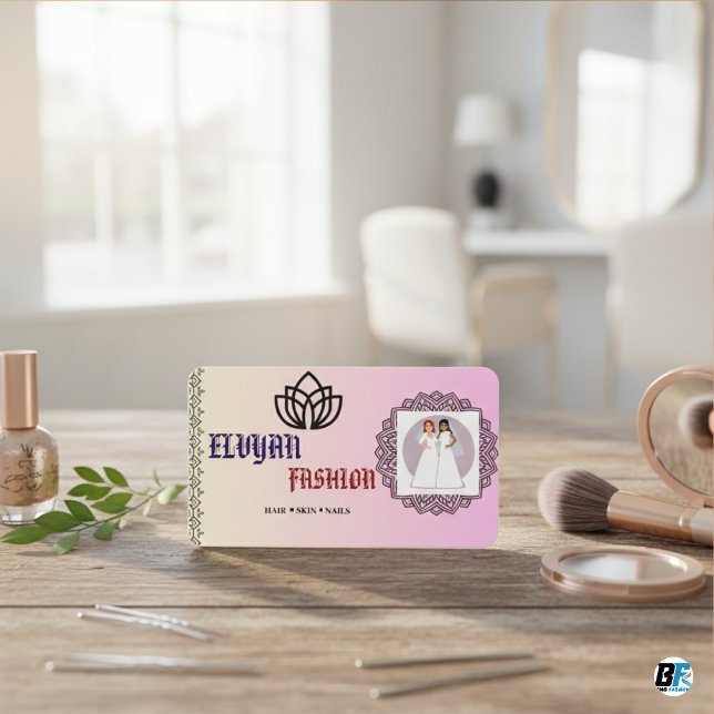 Tarjeta De Visita Su propio logotipo elegante (Subido por el creador)