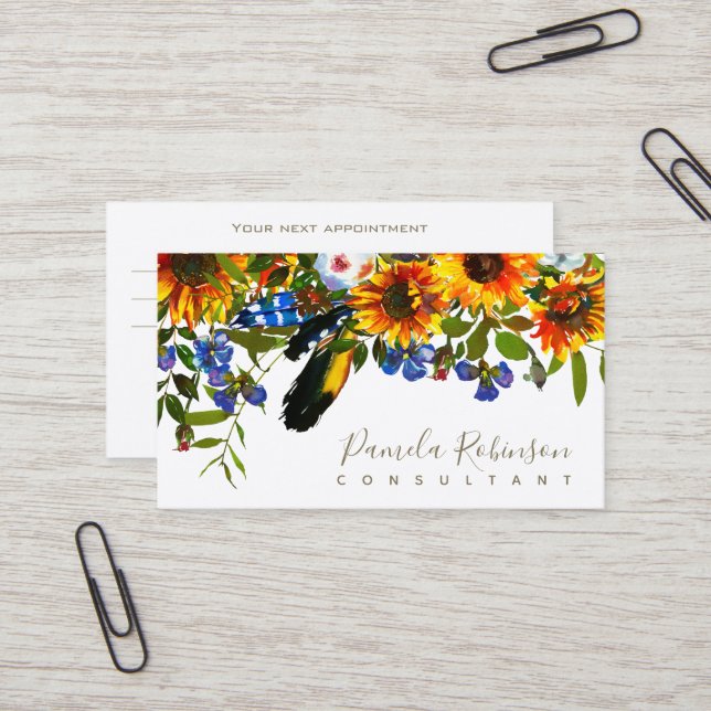 Tarjeta De Visita Su próxima cita (Anverso/Reverso In Situ)