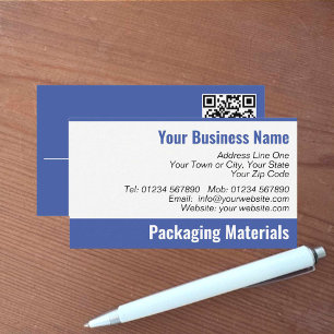 Tarjeta De Visita Su sitio web QR Code Packaging Company
