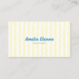 tarjeta de visita suave funky genial