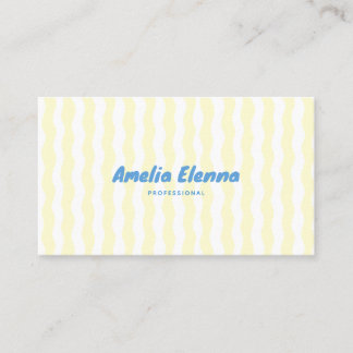 tarjeta de visita suave funky genial