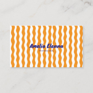 tarjeta de visita suave funky genial