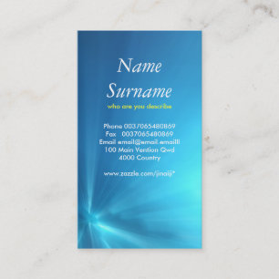 tarjeta de visita subacuática