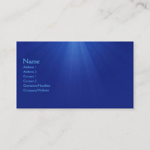 Tarjeta De Visita Subacuático