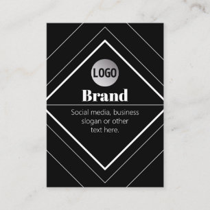 Tarjeta De Visita Sube tu logotipo y diseño de texto personalizable