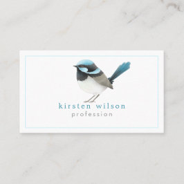Tarjeta De Visita Suberb Fairy Wren Bird - Personalizado