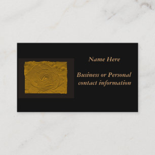 Tarjeta de visita subió mirada del grabado en